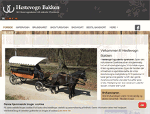 Tablet Screenshot of hestevogn-bakken.dk
